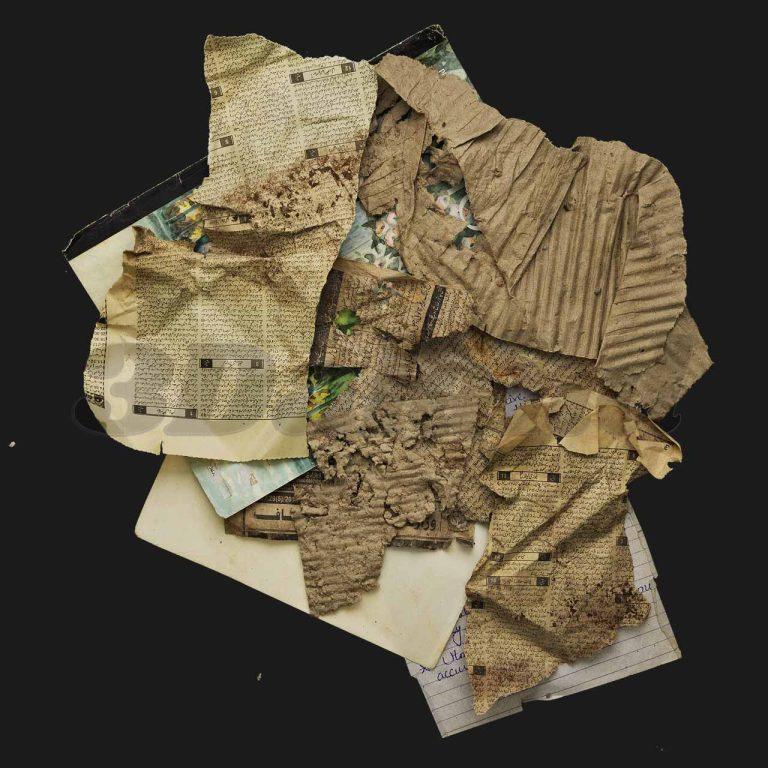 تکسچر کاغذ پاره و کهن