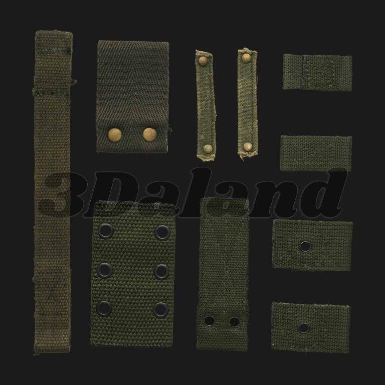 تکسچر نوار پارچه‌ای با دکمه